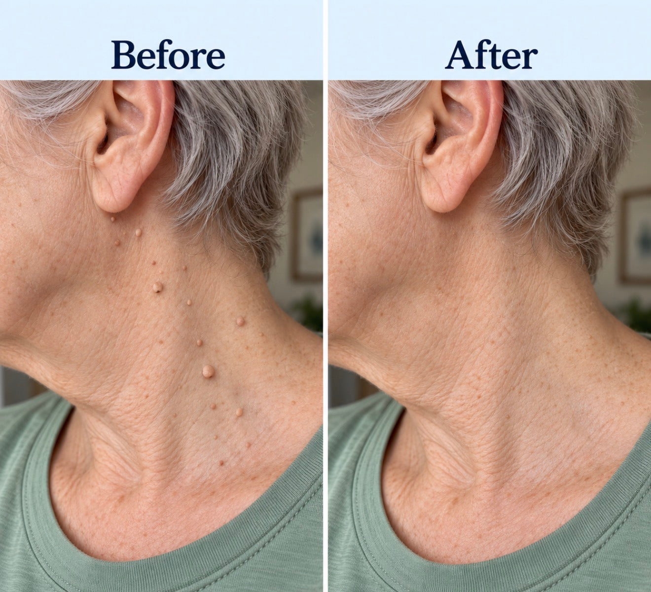 Skin tag removal set