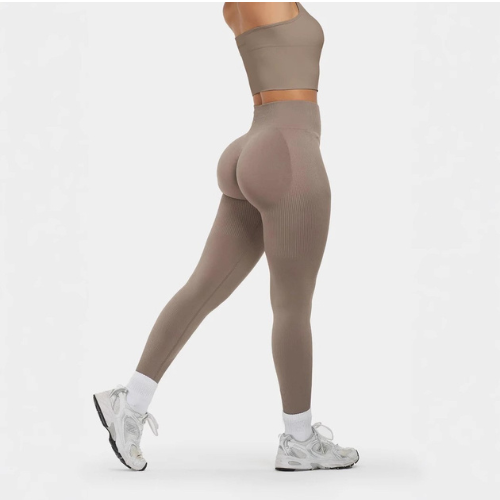Naadloze sculpt ribbed contour leggings