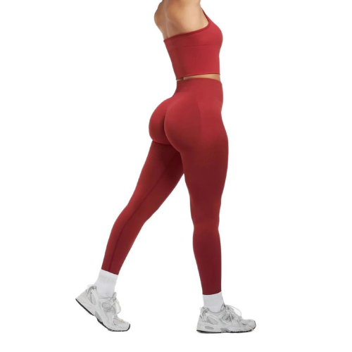 Naadloze sculpt ribbed contour leggings
