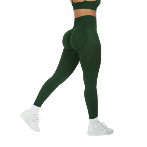 Naadloze sculpt ribbed contour leggings