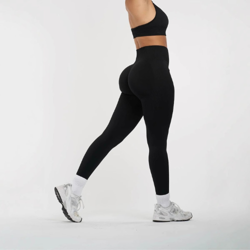 Naadloze sculpt ribbed contour leggings
